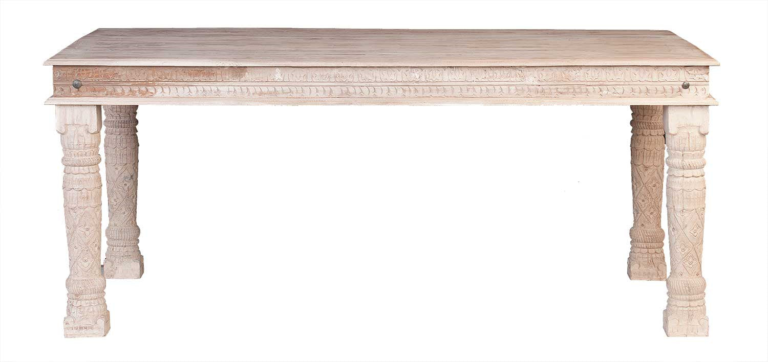 Eetkamertafel Wooden Carved