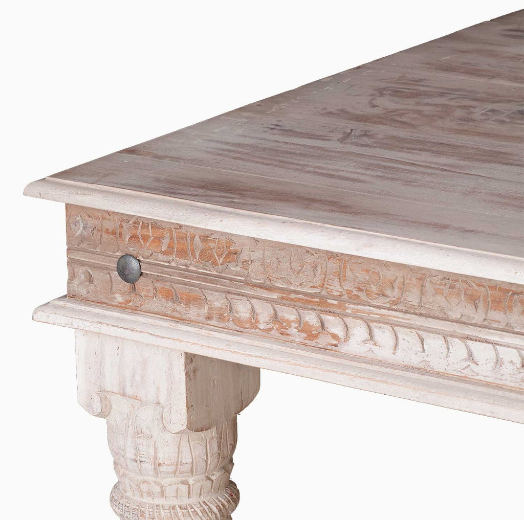 Eetkamertafel Wooden Carved